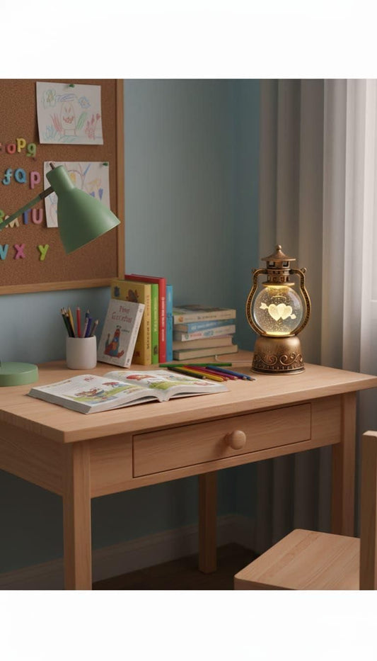 Heartshot Crystal Ball Lamp – Romantic Bedside Glow for Couples