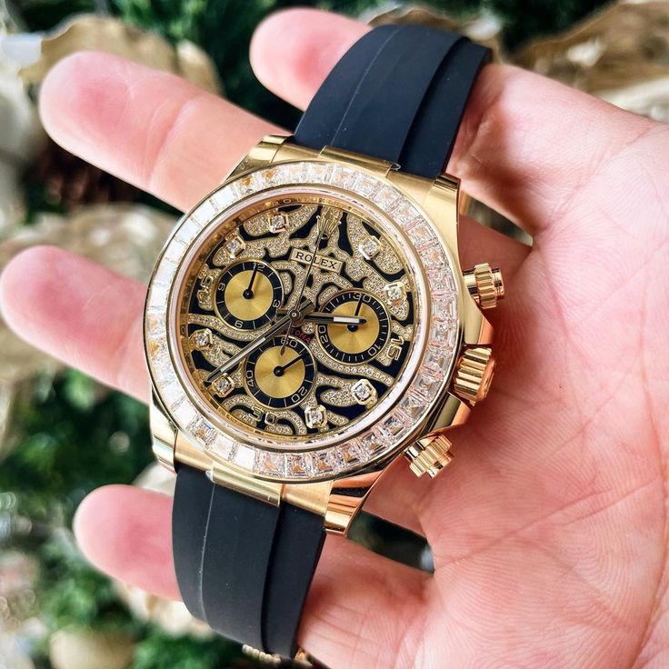 Tigeer Luxury Sports Watch for Men with Premium Gold Case, Stylish Black Strap & Chronograph Style Display