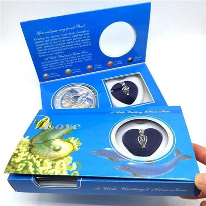 Hidden Pearl Love Necklace – Make a Wish, Open the Shell