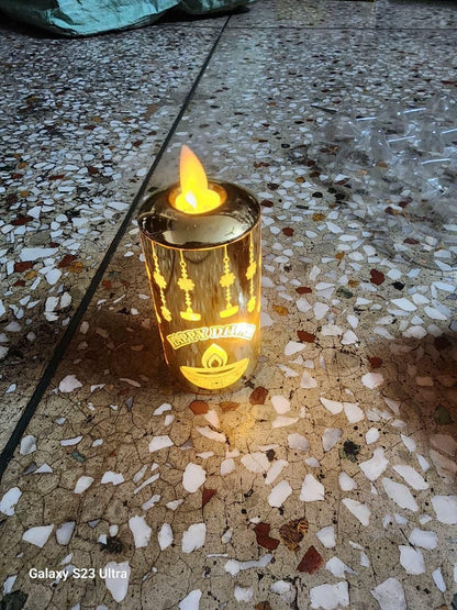 ✨ Realistic Moving Flame LED Light 🔥 Cozy flicker, zero smoke!