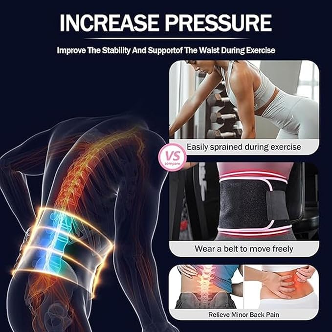 Sweat Slim Neoprene Tummy Trimmer – Burn more sweat, shape your core, and get firm support during gym, yoga, or daily wear.