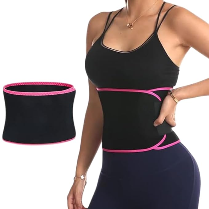 Sweat Slim Neoprene Tummy Trimmer – Burn more sweat, shape your core, and get firm support during gym, yoga, or daily wear.
