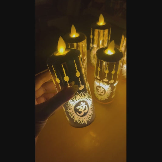 ✨ Realistic Moving Flame LED Light 🔥 Cozy flicker, zero smoke!